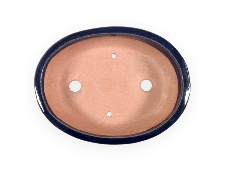 Maceta oval de gres esmaltado para Bonsái chinese - 21,5 cm