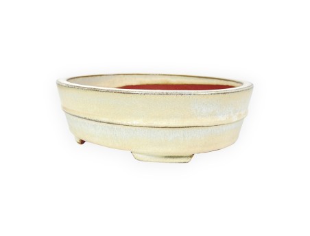 Maceta oval de gres esmaltado para Bonsái chinese - 21,5 cm