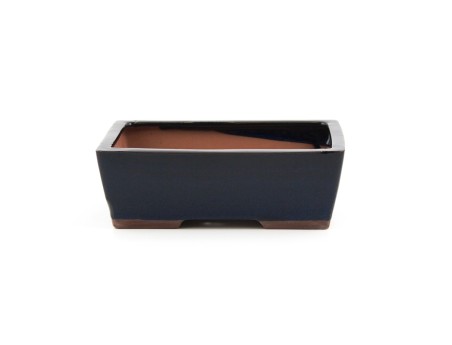 Maceta rectangular de gres esmaltado para Bonsái chinese - 24 cm
