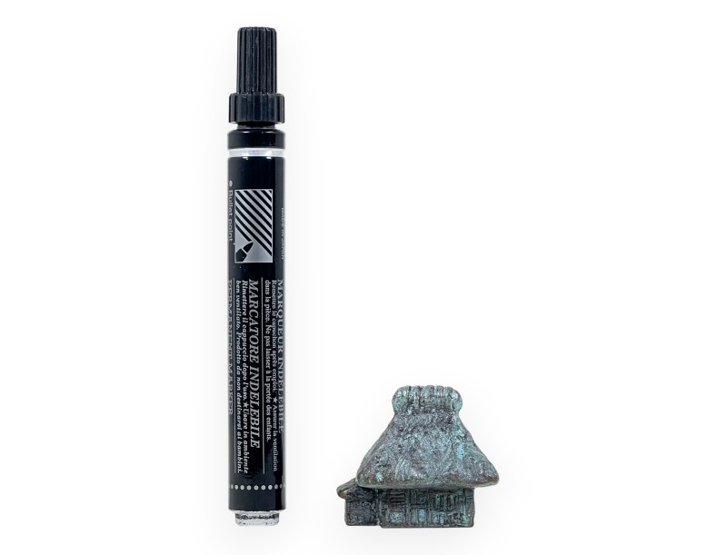 Bronzen Tenpai, Hut, 4 cm | Complementeert