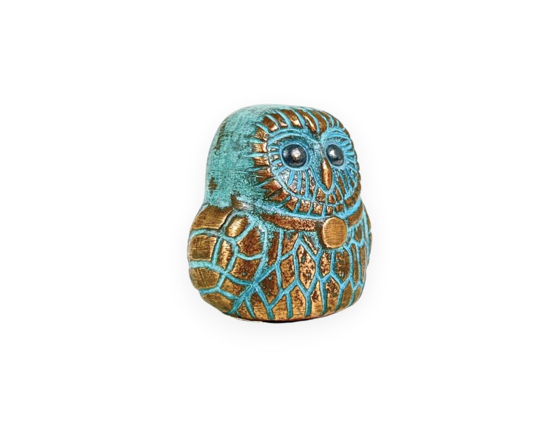 Bronze Tenpai, Hibou, 3,5 cm | Complément
