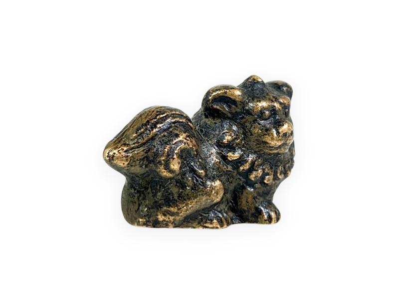 Laiton Tenpai, Lion, 2,5 cm | Complément