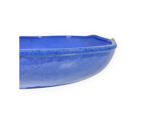 Onregelmatige geglazuurde steengoed Chinese Ikebana pot - 24,5 cm 2