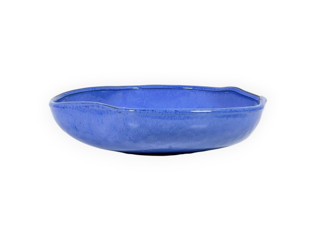 Chinesischer Ikebana Topf aus glasiertem Steingut, unregelmäßig - 28,5 cm