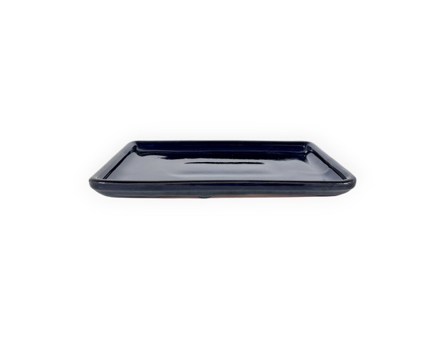 Sottovaso 23 cm rettangolare blu