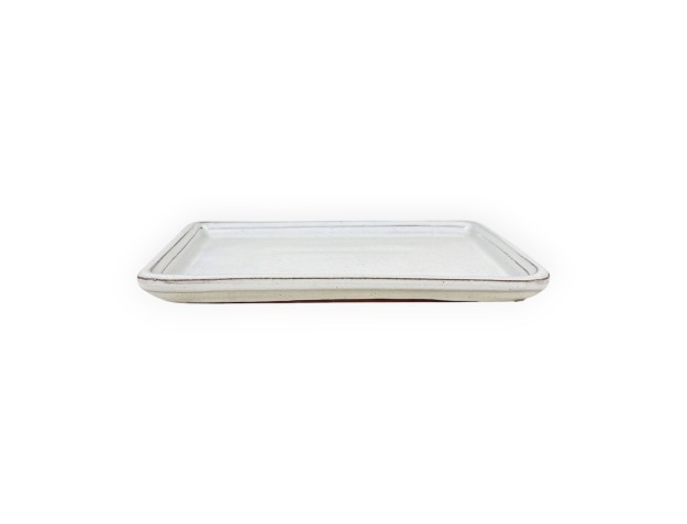 Sottovaso 23 cm rettangolare beige