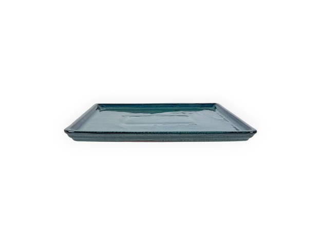 Sottovaso 30,5 cm rettangolare verde