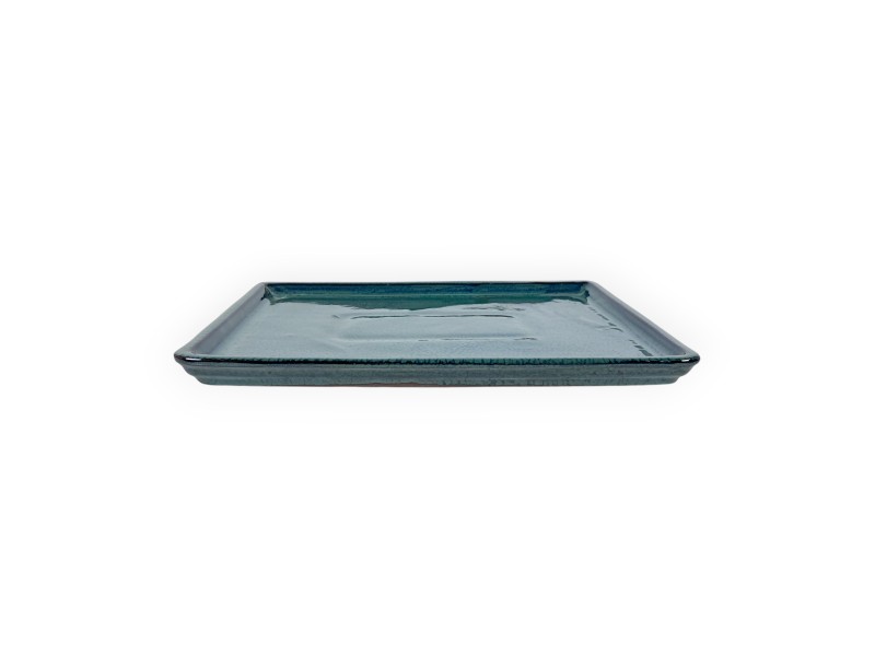 Sottovaso 30,5 cm rettangolare verde