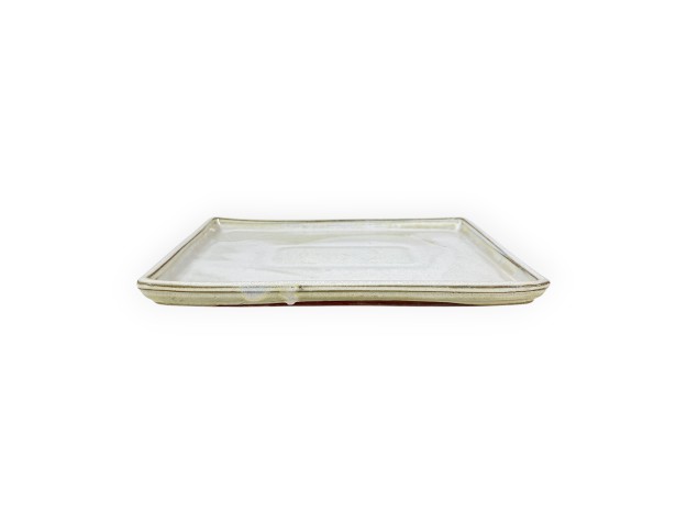 Sottovaso 30,5 cm rettangolare beige