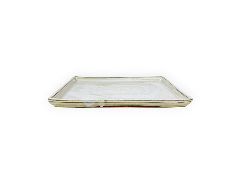 Sottovaso 30,5 cm rettangolare beige