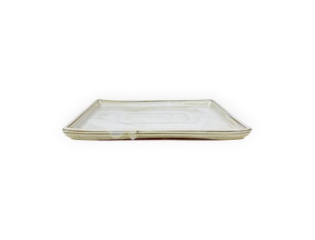 Sottovaso 30,5 cm rettangolare beige