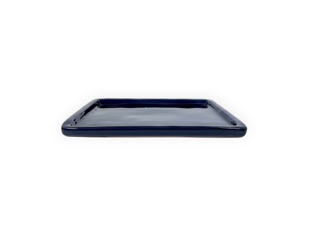 Sottovaso 35 cm rettangolare blu