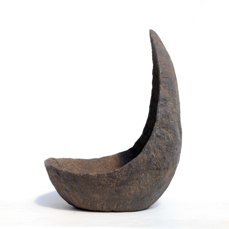 Vaso in pietra Niijima 50 cm luna