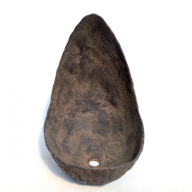Vaso in pietra Niijima 50 cm luna