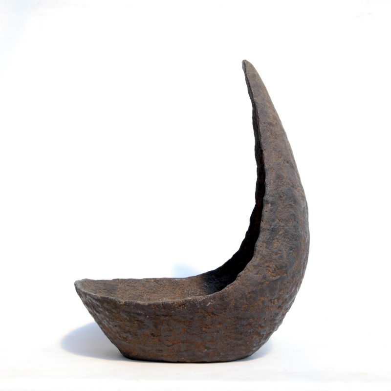 Vaso in pietra Niijima 60 cm luna