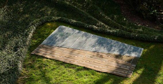 Kengo Kuma für Jaipur Rugs im Crespi Bonsai Museum